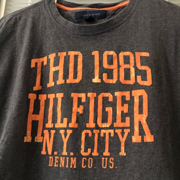 Tommy Hilfiger gray men’s t-shirt Sz XL - Picture 4 of 6